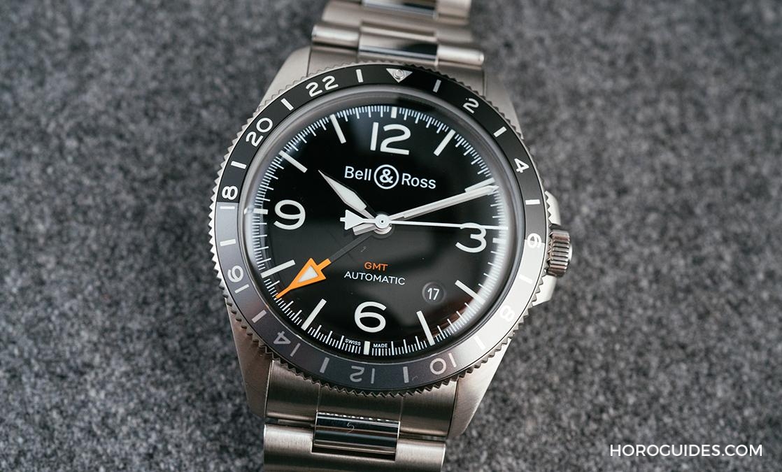 BELL & ROSS - VINTAGE - BRV293-BL-ST/SST - BELL&ROSS也有GMT,一錶掌握三地時間