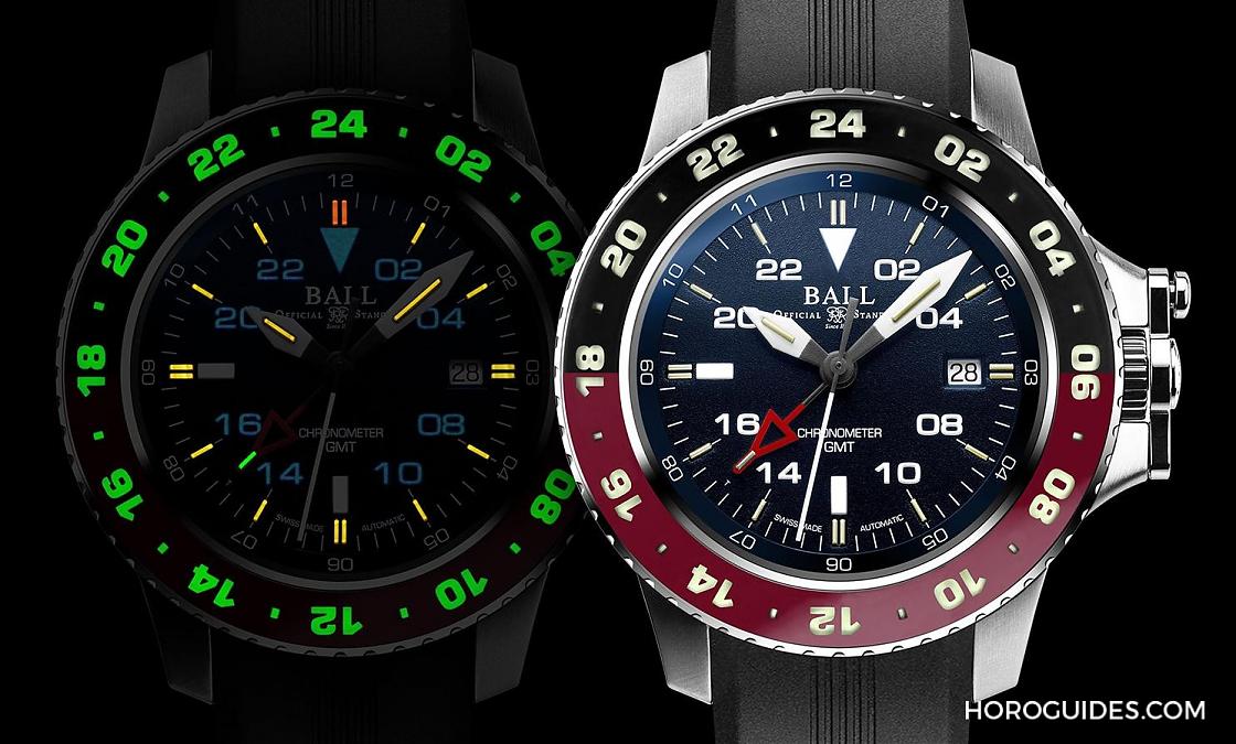 BALL WATCH - ENGINEER HYDROCARBON - DG2018C-S3C-BK - BALL WATCH也推出GMT，紅黑雙色錶圈招牌微型氣燈不缺席!