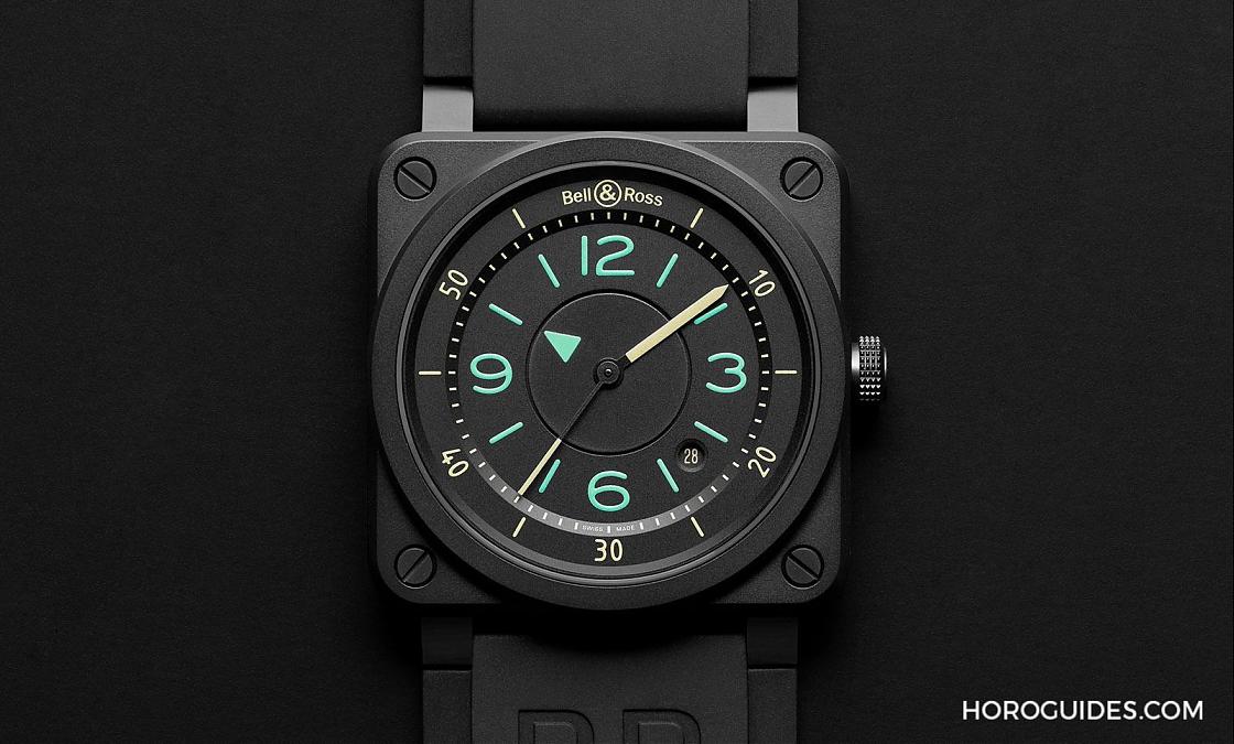 BELL & ROSS - INSTRUMENTS - BR0392-IDC-CE/SRB - Pre-BASEL 2019 BELL & ROSS 實用雙色顯示BR03-92 BI-COMPASS限量款