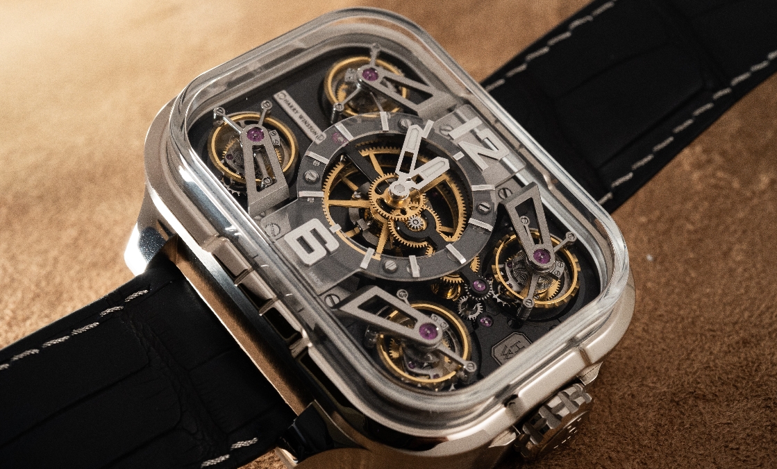 HARRY WINSTON - Histoire de Tourbillon - HCOMQT53WW001 - 上手 ! Harry Winston 四陀飛輪腕錶 Histoire de Tourbillon 10 號腕錶