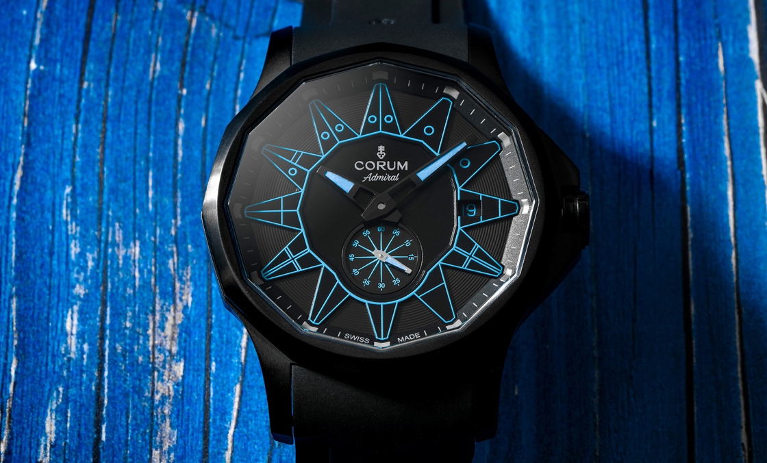 CORUM - ADMIRAL - A395/04004 - 黑潮湧現,五色齊發|Corum Admiral 42 Automatic Full Black