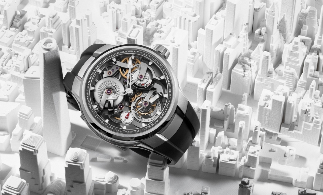 GREUBEL FORSEY - TOURBILLON 24 SECONDES - （TOURBILLON 24 SECONDES ARCHITECTURE） - 腕上立體機械之城｜GREUBEL FORSEY Tourbillon 24 Secondes Architecture