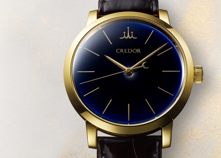 為50周年而生的金之巔峰｜CREDOR 18K黃金Eichi II 50周年限量版配深藍瓷質錶盤