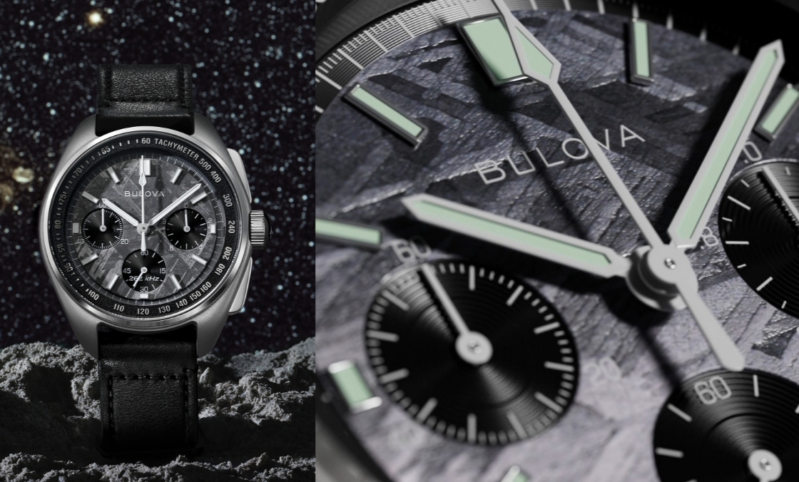 BULOVA - Lunar Pilot - 96A312 - 天外來客入錶，再續太空夢｜BULOVA寶路華全新限量版Lunar Pilot Meteorite