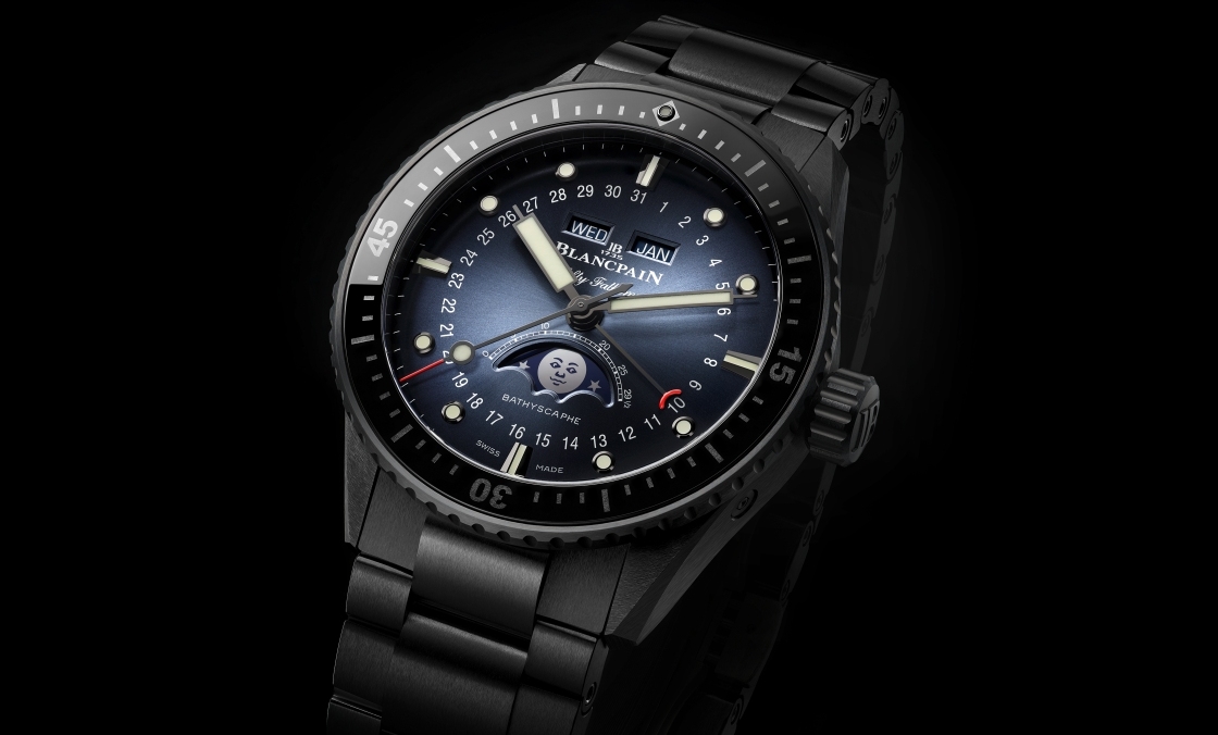 BLANCPAIN - FIFTY FATHOMS - 5054-0140-01S - BLANCPAIN首配陶瓷鍊帶｜Fifty Fathoms Bathyscaphe系列全面新生著裝