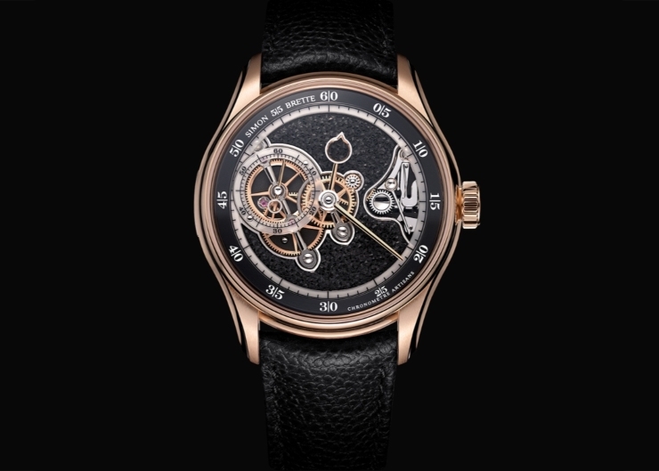 細節進化！新銳獨立製錶師Simon Brette旋風又起，推出黑金新作Chronomètre Artisans Rose