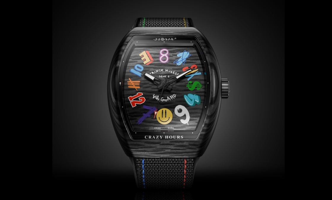 FRANCK MULLER - CRAZY HOURS - V 43 CH JSR LTD (NR) - 街頭藝術之趣!FRANCK MULLER x Jisbar推出五款限量Vanguard Crazy Hours Jisbar新錶
