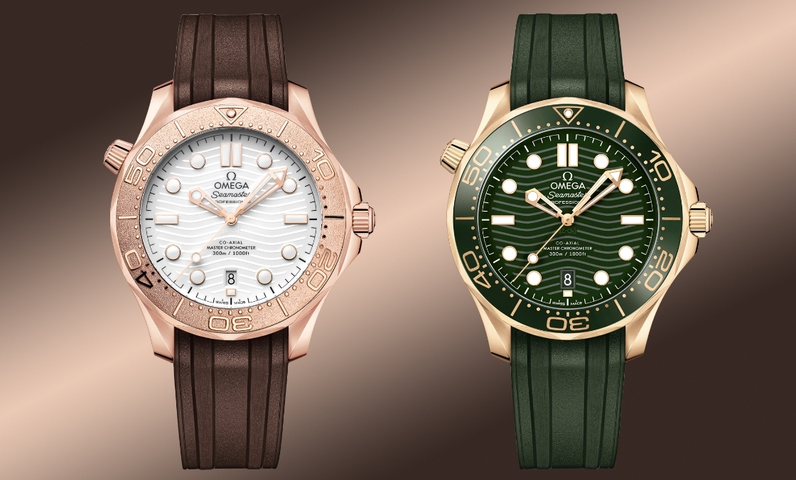 OMEGA - SEAMASTER - 210.52.42.20.04.001 - 奢華潛水四重奏!OMEGA Seamaster海馬潛水300米系列貴金屬新款列陣