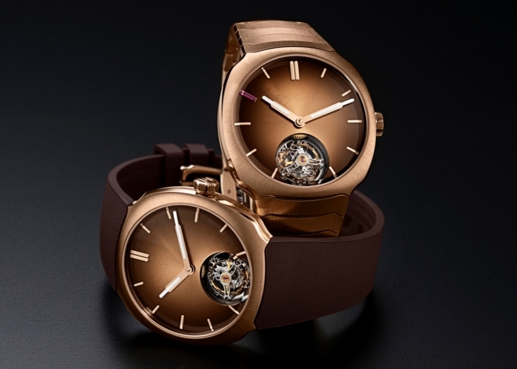 甜蜜優雅的疾速聯乘！H. MOSER & CIE.攜手Pierre Gasly推出Streamliner陀飛輪朱古力煙燻色限量版