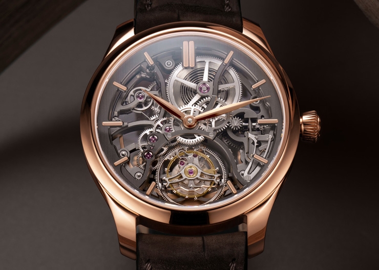 極致通透，H. Moser & Cie.勇創者陀飛輪鏤空腕錶