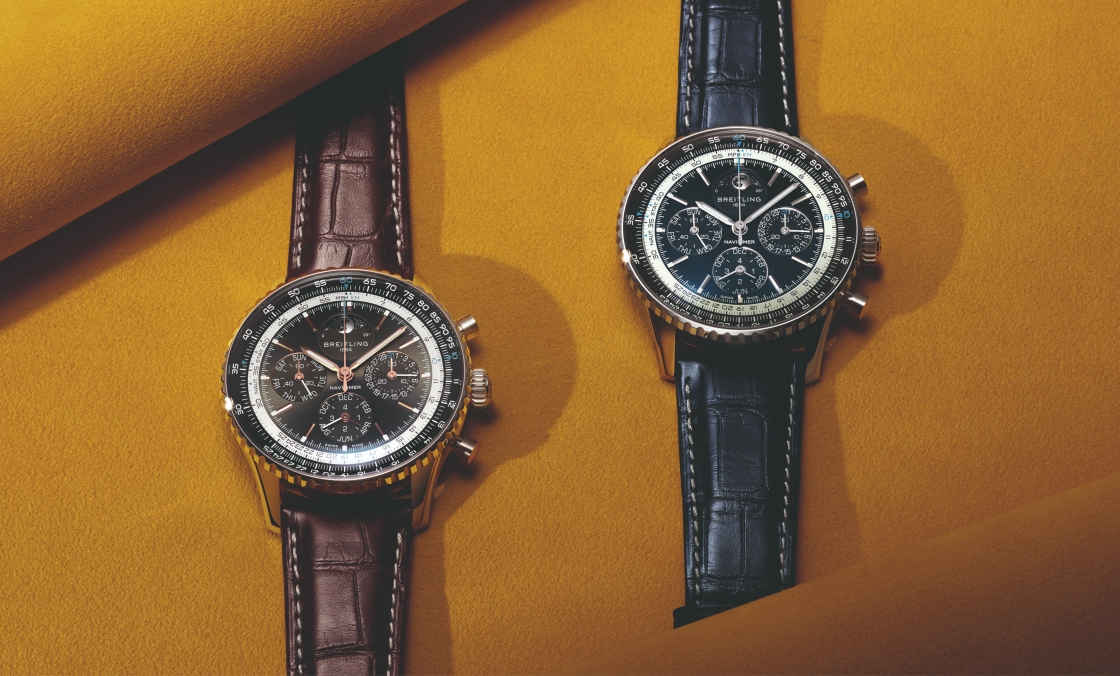 BREITLING - NAVITIMER - PB1921251B1P1 - 致敬飛行的黃金時代！BREITLING百年靈Navitimer和諧式飛機限量版與萬年曆計時新作