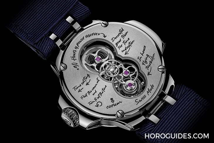 CORUM - HERITAGE - Z374/04426 - 在繁星點點之境看見時間經過的痕跡，CORUM 概念腕錶