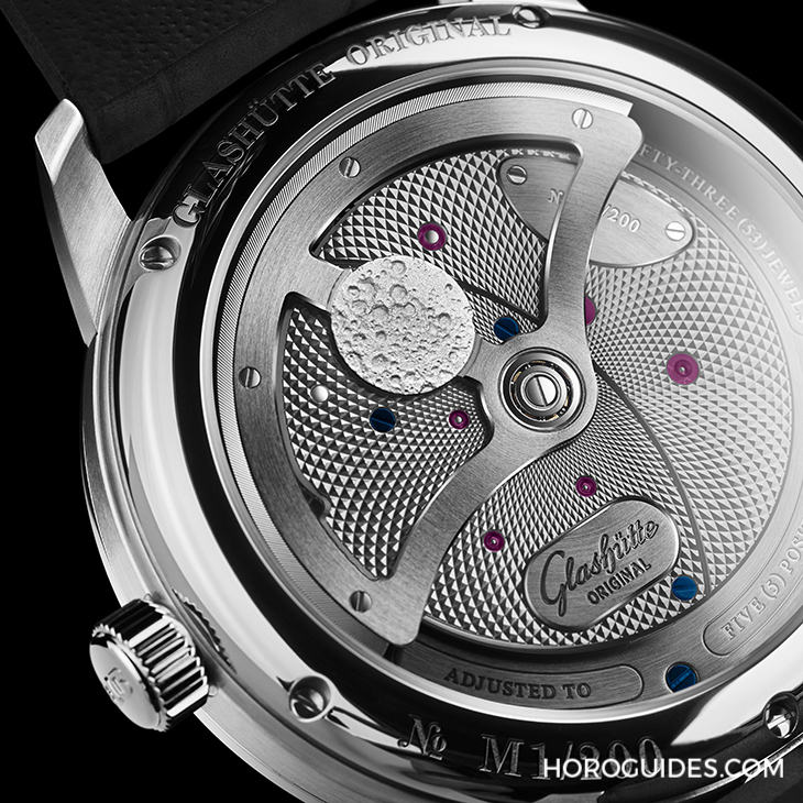 GLASHÜTTE ORIGINAL - PANO - 1-91-04-01-03-62 - Glashütte Original 全新力作，倒置機芯再現工藝之美