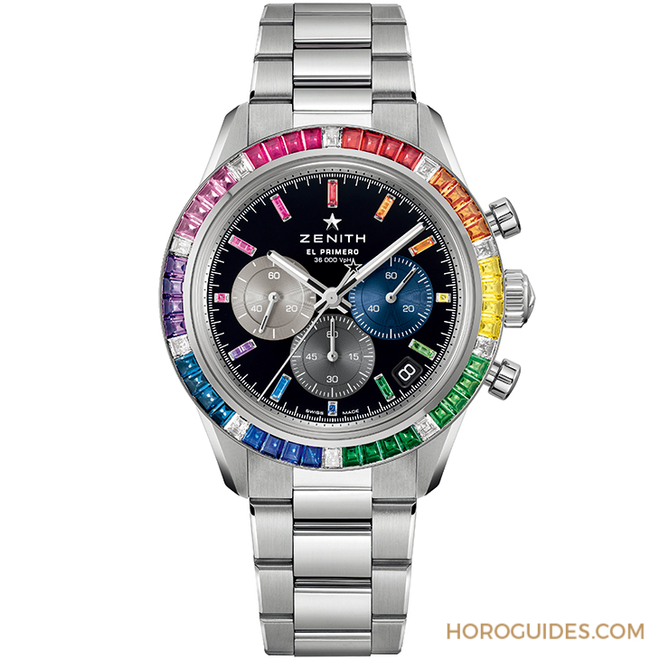 ZENITH - CHRONOMASTER - 45.3104.3600/21.M3100 - 2025 LVMH Watch Week速報：Zenith推出 Chronomaster Sport Rainbow 彩虹腕錶