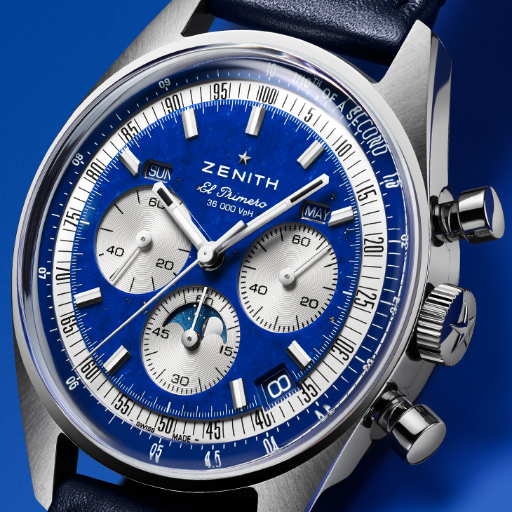 ZENITH - CHRONOMASTER - 03.3400.3610/51.C910 - 致敬160年傳承，ZENITH Chronomaster三重日曆計時碼錶青金石新款登場