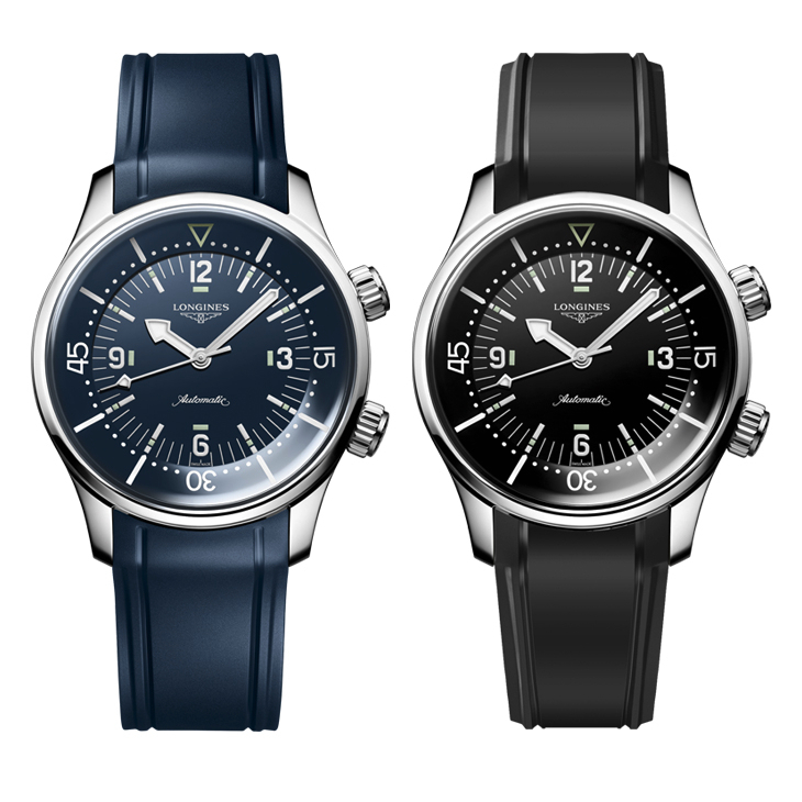 LONGINES - HERITAGE - L3.764.4.16.6 - 白浪初湧，經典進化｜LONGINES Legend Diver三款潛水新錶亮相 