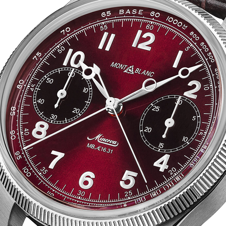 MONTBLANC - 1858 - 134029 - 向1930年代Minerva軍用計時經典致敬|Montblanc 1858追針計時腕錶限量版100