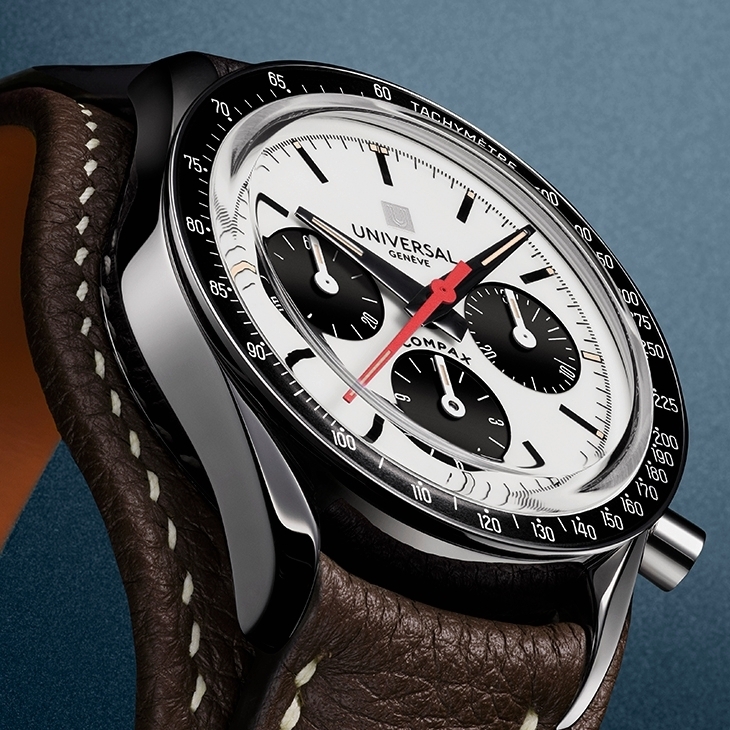 UNIVERSAL GENEVE - COMPAX - JU281121A1X1 - Universal Genève Tribute to Compax 回歸!致敬「Nina Rindt」的傳奇計時腕錶