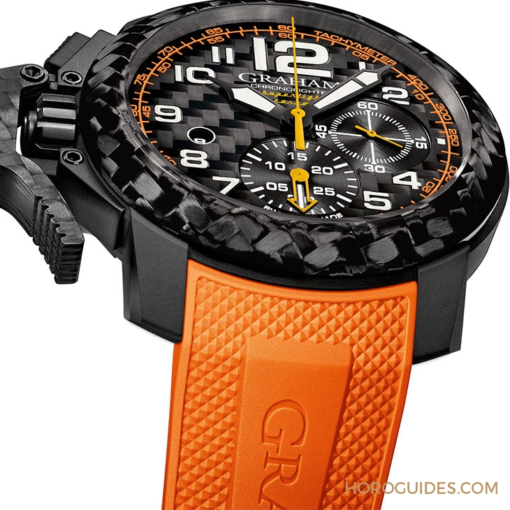 GRAHAM - CHRONOFIGHTER - 2CCBK.B30A - [BASEL 2018]橙、綠、紫好會玩色，GRAHAM不只輕而是輕到無感