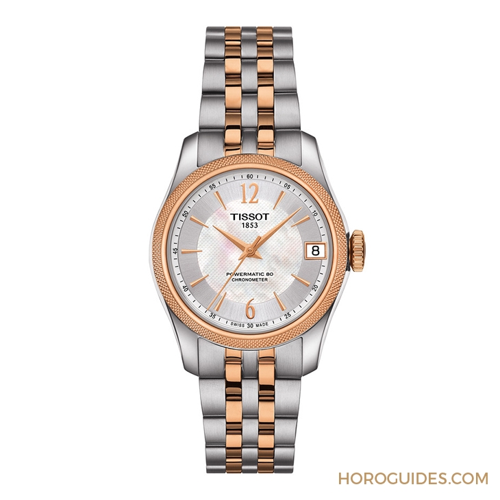 TISSOT - BALLADE - T108.408.16.057.00 - [BASEL2018]超殺的選擇，TISSOT玫瑰金雙色鍊帶款Ballade新作