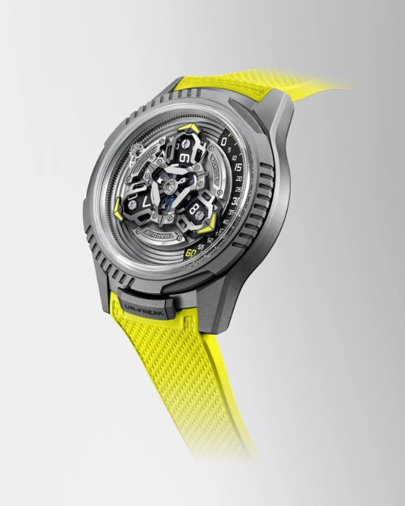 ULYSSE NARDIN - FREAK - 2413-500LE-2A-UR/3B -  Ulysse Nardin × Urwerk兩大獨立製錶先鋒聯手：UR-FREAK 震撼登場
