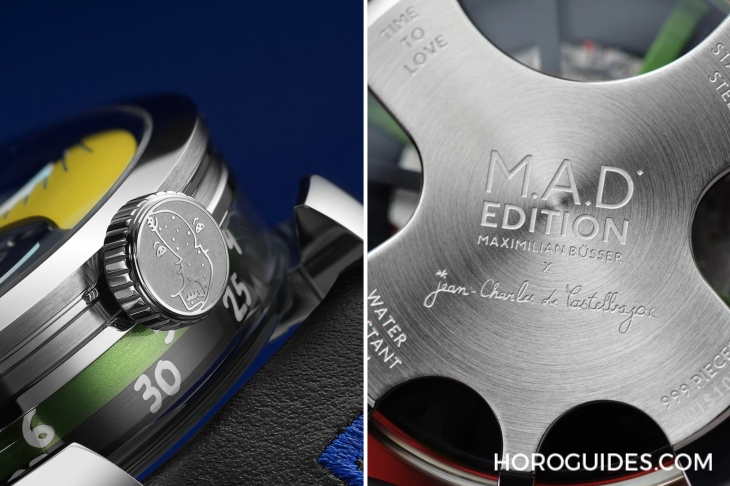 MB&F - M.A.D.EDITIONS - MAD1 X JCC - MB&F與Jean-Charles de Castelbajac共創限量版腕錶：M.A.D.1 "Time to Love"