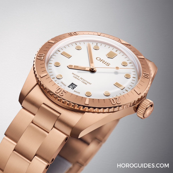 ORIS - DIVERS - 01 733 7771 3151-07 8 19 15 - 冬日純白美學再現！ORIS全新Divers Sixty-Five Cotton Candy 「White Star」白面版登場