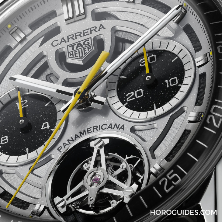 TAG HEUER - CARRERA - CBS5012.FC6571 - 三大傳奇交會！TAG HEUER全新Carrera x Porsche陀飛輪計時碼錶，向卡萊拉泛美公路賽致敬