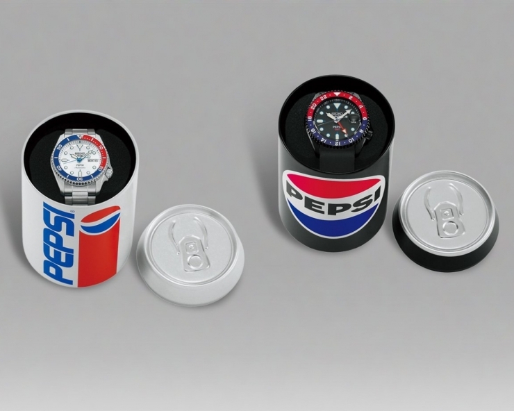 SEIKO - 5 SPORTS - SRPL99 - 「百事圈」終於名正言順，SEIKO正式推出Pepsi聯名限量錶