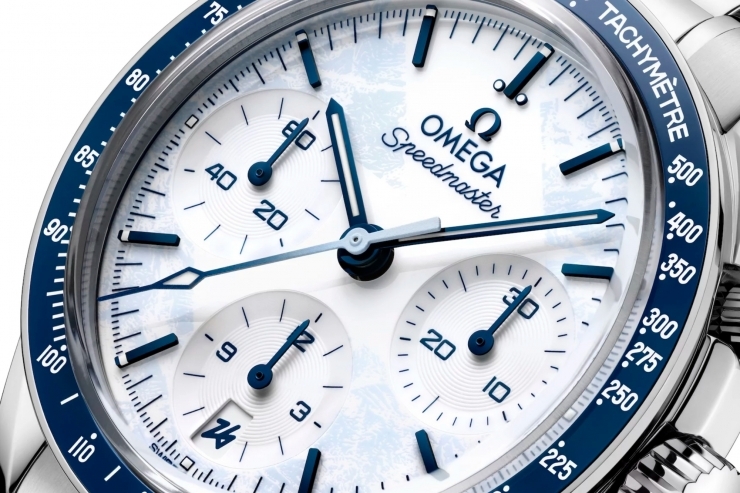 OMEGA - SPEEDMASTER - 522.30.38.50.04.001 - OMEGA發表Speedmaster 38mm Milano Cortina 2026冬奧特別版,以冰藍設計詮釋運動與時間之美