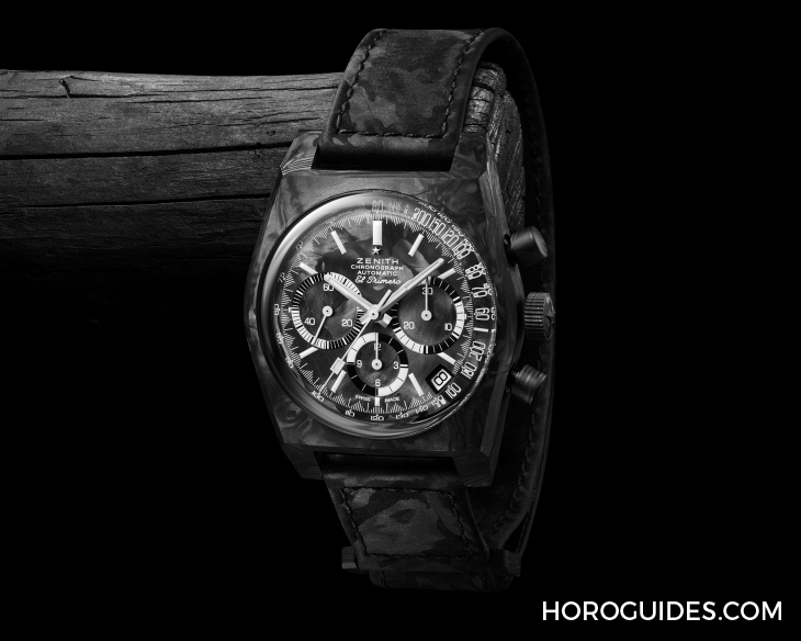 ZENITH - CHRONOMASTER - 10.A3818.400-2/21.R100 - 封面女郎回歸!ZENITH推出全新Chronomaster Revival A3818 Cover Girl Carbon腕錶