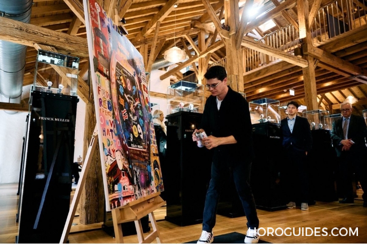 FRANCK MULLER - CRAZY HOURS - V 43 CH JSR LTD (NR) - 街頭藝術之趣！FRANCK MULLER x Jisbar推出五款限量Vanguard Crazy Hours Jisbar新錶