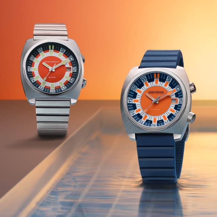 GIRARD-PERREGAUX - DEEP DIVER - 39500-21-3266-6CX - GP攜手Bamford演繹復古潛水風格，全新Deep Diver限量上市