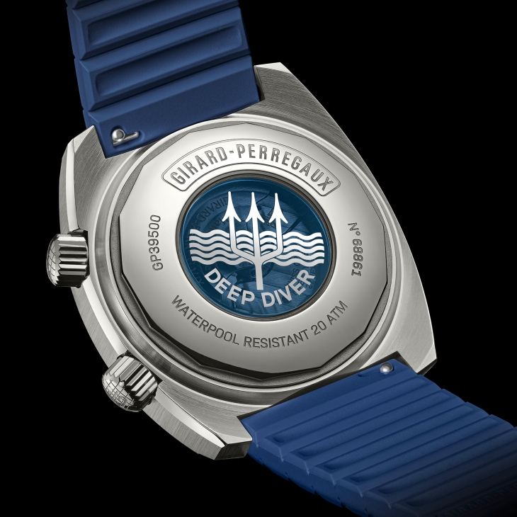 GIRARD-PERREGAUX - DEEP DIVER - 39500-21-3266-6CX - GP攜手Bamford演繹復古潛水風格，全新Deep Diver限量上市
