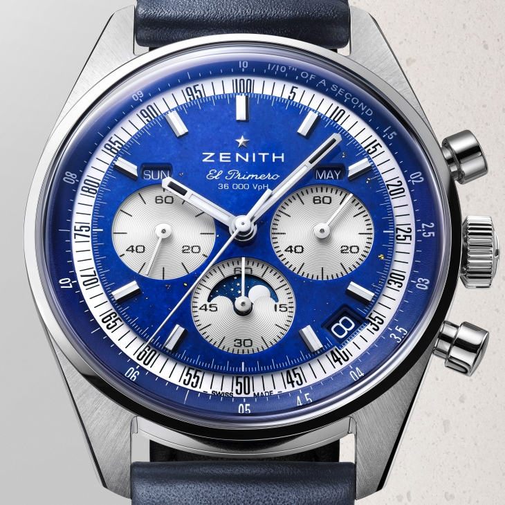 ZENITH - CHRONOMASTER - 03.3400.3610/51.C910 - 致敬160年傳承，ZENITH Chronomaster三重日曆計時碼錶青金石新款登場