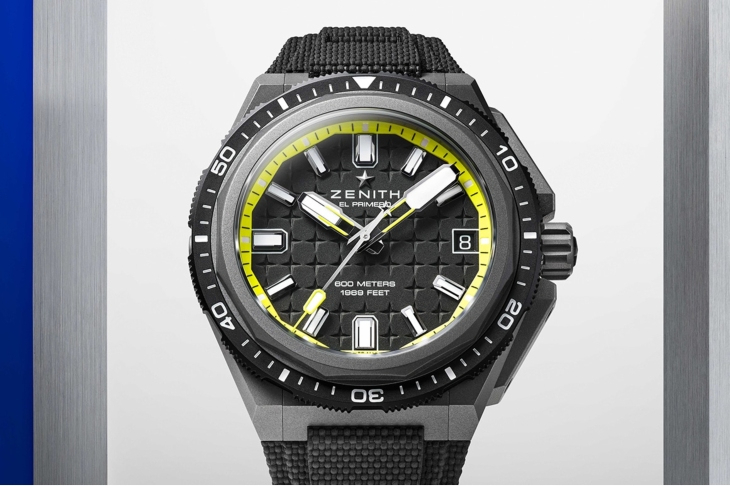 ZENITH - DEFY - 97.A3648.670/21.M3648 - 深海黑黄魅影|ZENITH為Defy系列兩款潛水錶推出全新Shadow版本