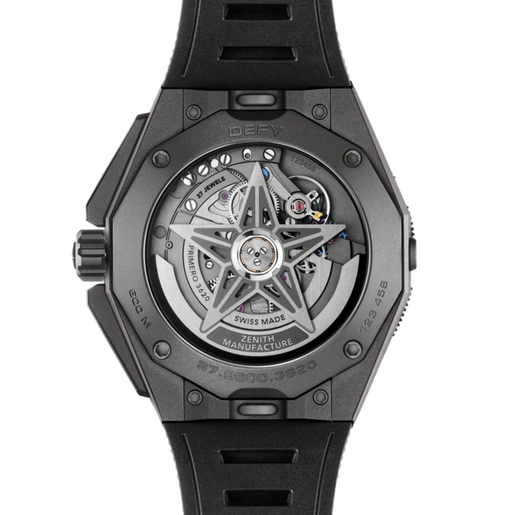 ZENITH - DEFY - 97.A3648.670/21.M3648 - 深海黑黄魅影|ZENITH為Defy系列兩款潛水錶推出全新Shadow版本