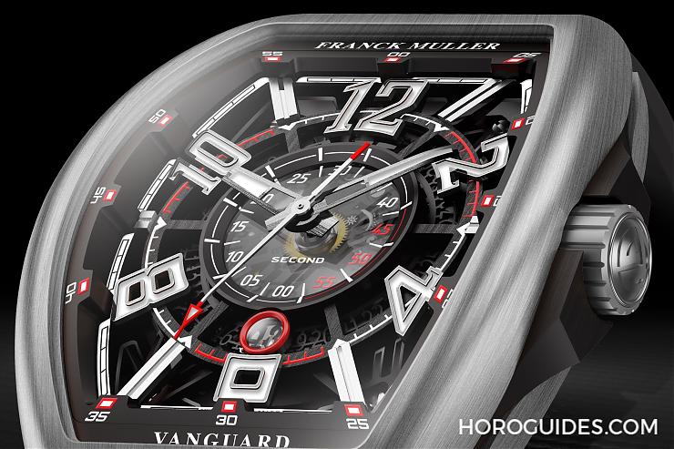 FRANCK MULLER - VANGUARD - V 45 SC DT RACING SQT TT (ER) - 跑格上手FRANCK MULLER推出全新Vanguard Racing Skeleton