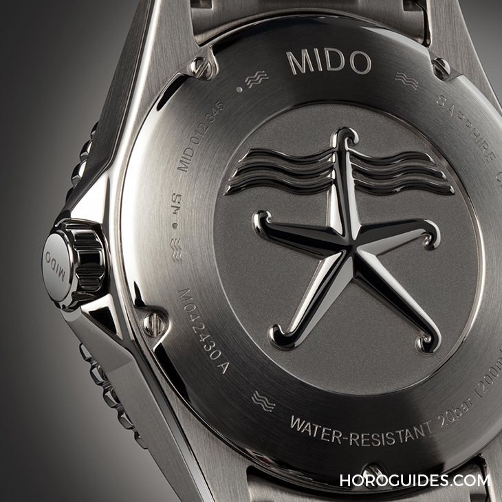 MIDO - OCEAN STAR - M042.430.11.091.00 - 美度表海洋之星首見綠面飾波浪紋|MIDO Ocean Star 200米陶瓷圈腕錶新色上市