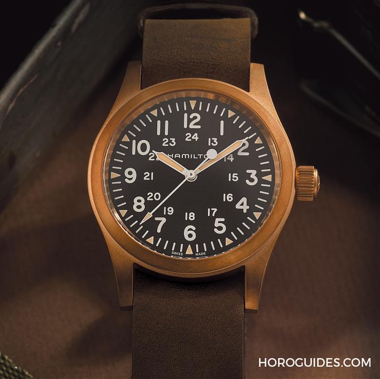 HAMILTON - KHAKI FIELD - H69459530 - 青銅、軍用風，雙重魅力加持｜漢米爾頓Khaki Field卡其野戰系列青銅機械腕錶