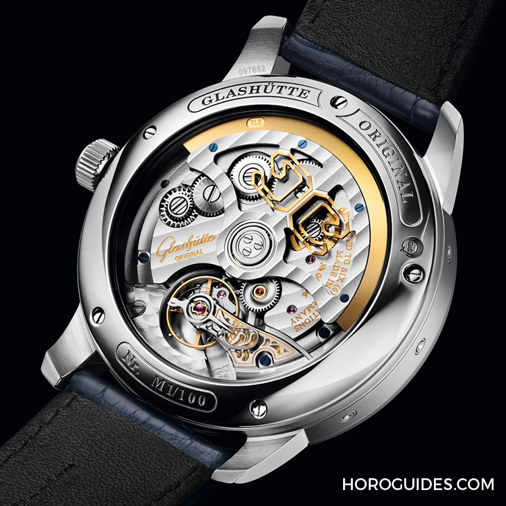 GLASHÜTTE ORIGINAL - SENATOR - 1-36-12-01-02-61 - 新色亮相:玫瑰粉與深藍的相遇|格拉蘇蒂原創參議員卓越萬年曆腕錶