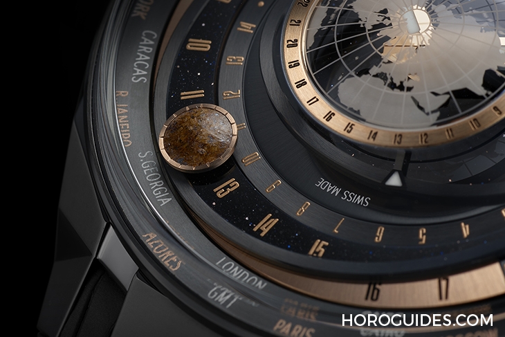 ULYSSE NARDIN - Blast - 1063-400-2A/1A - 以直觀易讀的方式，指示浩瀚宇宙的天文萬象｜Ulysse Nardin Blast月之狂想世界時區腕錶