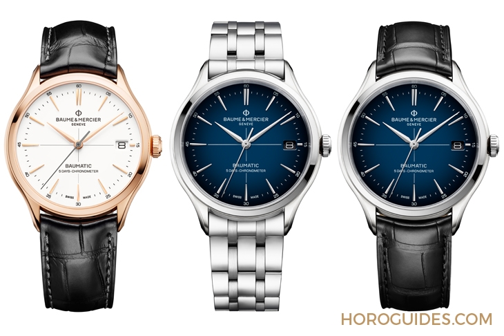 Baume & Mercier - Clifton - M0A10467 - 優雅簡約的選擇| 名士Clifton克里頓系列Baumatic腕錶