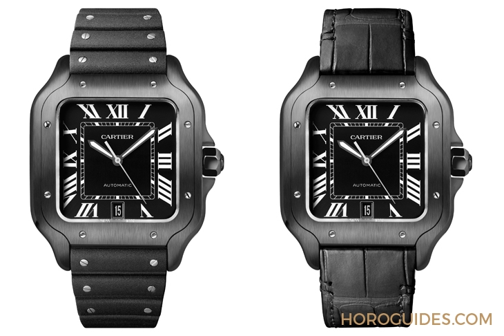 CARTIER - SANTOS DE CARITER - WSSA0039 - 黑魂模式啟動！卡地亞Santos de Cartier大型款