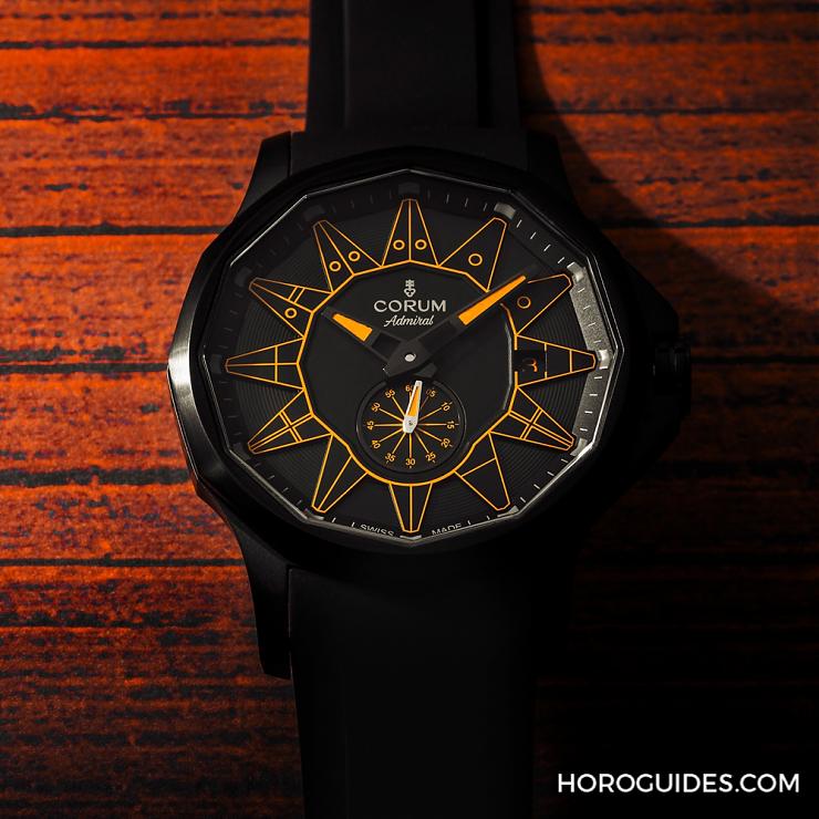 CORUM - ADMIRAL - A395/04004 - 黑潮湧現，五色齊發｜Corum Admiral 42 Automatic Full Black