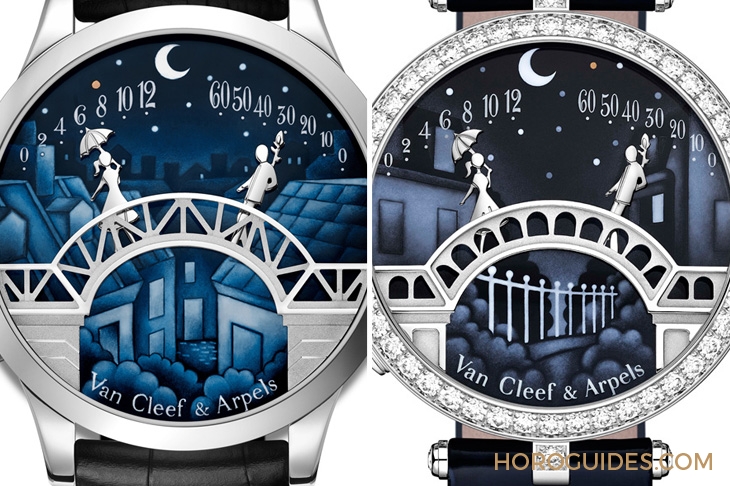 VAN CLEEF & ARPELS - POETIC COMPLICATION - VCARO90000 - 12點，巴黎戀人橋上見｜梵克雅寶為男士打造Midnight Pont des Amoureux腕錶