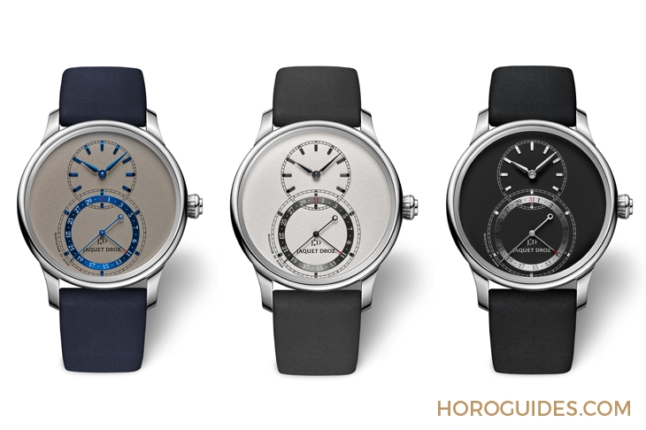 JAQUET DROZ - GRANDE SECONDE - J007020350 - JAQUET DROZ日期顯示大秒針腕錶的全新篇章