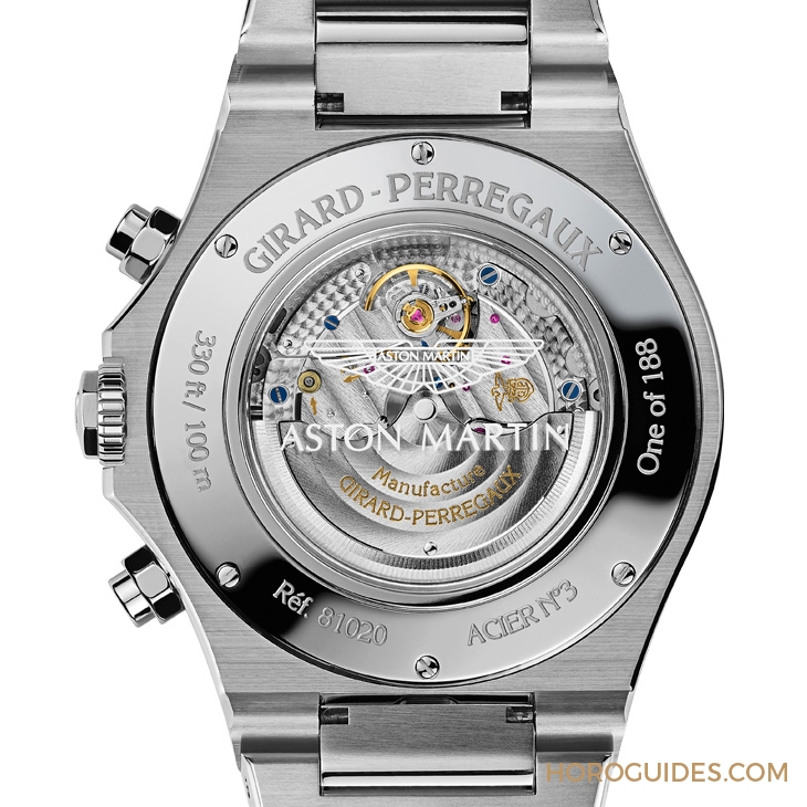 GIRARD-PERREGAUX - LAUREATO - 81020-11-001-11A - 有一種綠，叫做英國賽車綠｜GP Laureato桂冠系列Aston Martin特別版計時腕錶