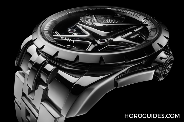 ROGER DUBUIS - EXCALIBUR - RDDBEX1013 - 這款自動盤轉起來很迷幻!Roger Dubuis攜手空山基推出Excalibur Sorayama Monobalancier腕錶