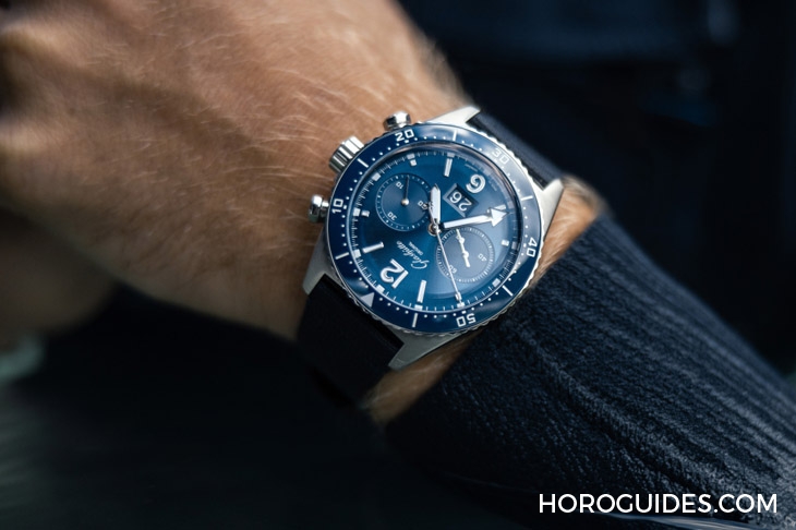 GLASHÜTTE ORIGINAL - Spezialist - 1-37-23-02-81-70 - 藍面、藍陶瓷圈打頭陣！Glashütte Original SeaQ系列首次搭載計時功能